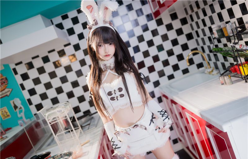 神楽坂真冬 毛绒白兔 [75P2V-318MB]-迷耳社